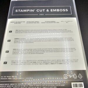 Stampin' Cut and Emboss Dies, Sweet Silhouettes Dies English